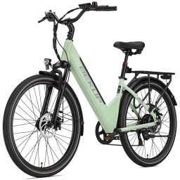 Bicicleta eléctrica Bekup V1 Motor 250W Batería 36V 14,5Ah frenos de disco 26