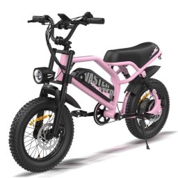 Bicicleta eléctrica AVDL A13 250W 36V 12.8Ah 16" Rosa Plegable
