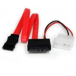 StarTech Cable Slim SATA a SATA LP4 30cm