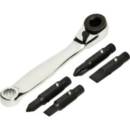 WELLER XCELITE WEX XL75VN - juego de destornilladores de trinquete de 5 piezas con mango off