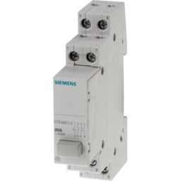 SIEMENS SIE 5TE48012 - Pulsador, 2S + 2OE, 1 botón gris, sin función de c