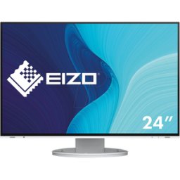 EIZO EV2485-WT - Monitor de 61,1cm, USB-A / USB-C , pivote, blanco