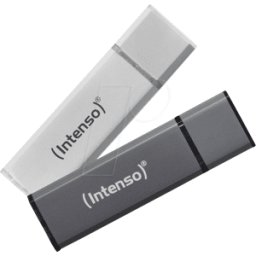 INTENSO 3521492 - Memoria USB, USB 2.0, 64 GB, aluminio Line plateada
