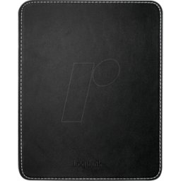 LOGILINK ID0150 - Alfombrilla de ratón con diseño de cuero, en negro