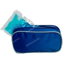 Prim farma prim nevera porta insulina 10x20 cm azul +1 bolsa gel frÃo