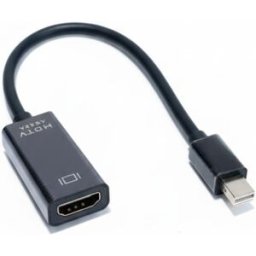 Adaptador Mini Displayport a HDMI M/H, 4K UHD, Negro, Nuevo