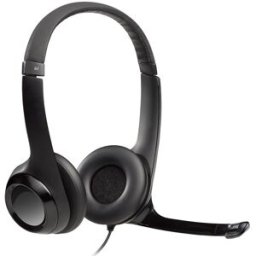 Auriculares Logitech H390 con Micrófono, Negro