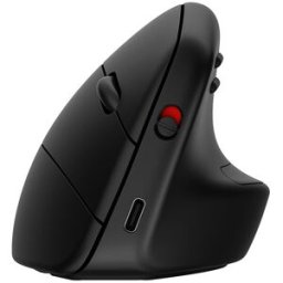 HP 925 Ratón Vertical Ergonómico Inalámbrico 4000 DPI, Negro