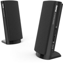Hama E 80 57139 Altavoces 2.0 USB para PC y Portátil, Nuevo