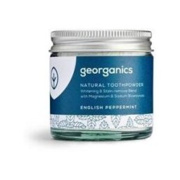 Georganics Polvo Dentífrico Blanqueador Menta Inglesa 60 ml