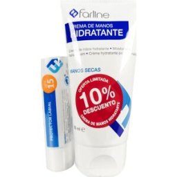 Farline Kit Crema Manos 50 ml + Protector Labial Spf15
