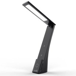Lámpara LED Cool Compact con Base de Carga Inalámbrica Qi Negro