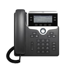 Teléfono IP Cisco 7821 2 líneas Negro/Plata Escritorio/Pared