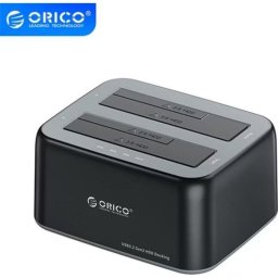 Docking Station Orico Dual Bay USB-C para Discos Duros 2.5"/3.5