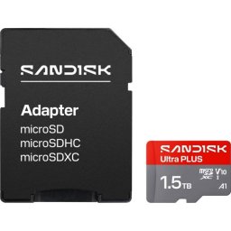 Tarjeta microSDXC SanDisk Ultra Plus 1500 GB UHS-I Clase 10 A1