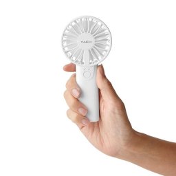 Ventilador de mano Nedis FNHH1WT blanco 2 velocidades compacto 60 g