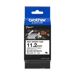 Cinta para impresora de etiquetas Brother HSE-231E termorretráctil para cables