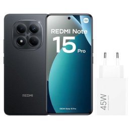 Xiaomi REDMI Note 15 Pro 4G 8GB 256GB 6.77" Negro Incluye Cargador 45W