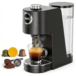 Cafetera de cápsulas HiBREW H3C 1,4L 20 bares 7 niveles temperatura y volumen