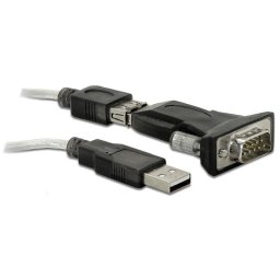 Adaptador DeLOCK USB 2.0 a Serie DB9 Macho con tornillos