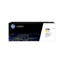 Cartucho de tóner HP 658X amarillo de alta capacidad