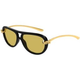 Gafas De Sol Bottega Veneta Bv 1418s 001 Negro Dorado