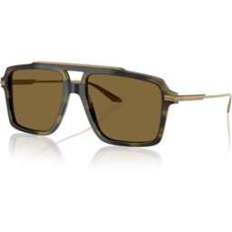 Gafas De Sol Dolce & Gabbana Dg 4477 3447s7 Verde A Rayas
