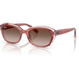 Rayban Gafas De Sol Ray-Ban Kids Rj 9081s 717313 Rosa A Rayas Rosa Transparente