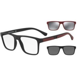 Giorgio Armani Gafas De Sol Emporio Armani Ea 4115 5042 1w + Clip Negro-Rojo