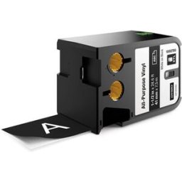 Dymo XTL 1868799 cinta vinilo blanco sobre negro 41mm