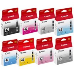 Canon CLI-42 multipack 8 colores (BK/C/M/Y/PC/PM/GY/LGY)