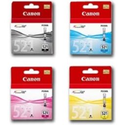 Canon CLI521 Pack ahorro (N/C/M/A)