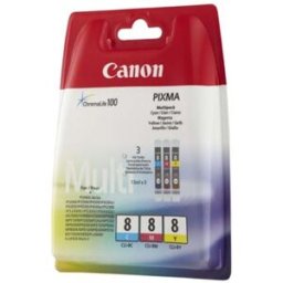 Canon Pack cartuchos CLI-8 3 colores (C/M/Y)