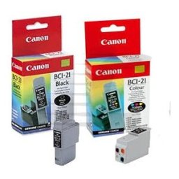 Canon Pack cartuchos BCI-21 (negro) + BCI-21 (tri-color)