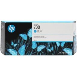 HP 738 (676M6A) cartucho de tinta cian XL