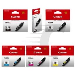 Canon PGI-550PGBK/CLI-551 pack cartuchos (BK/C/M/Y/GR/PGBK)