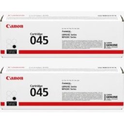 Canon 045 BK pack 2 toner negro