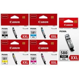 Canon PGI-580XXL / CLI-581XXL pack cartuchos de tinta 5 colores XXL