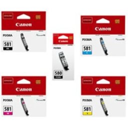 Canon PGI-580BK/CLI-581 Pack 5 cartuchos
