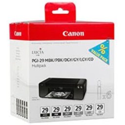 Canon PGI-29 Multipack MBK/PBK/DGY/GY/LGY/CO