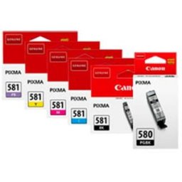 Canon PGI580 CLI581 Pack 6 Cartuchos de tinta