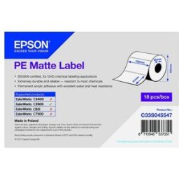 Epson S045547 etiqueta PE mate blanca 102x51mm