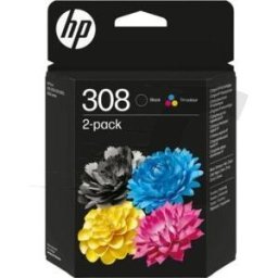 Multipack HP 308 cartucho de tinta negro + color (original)