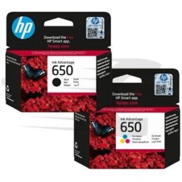 HP 650 Pack Ahorro cartucho de tinta negro + color
