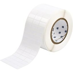 Brady THT-5-422-10 etiqueta de poliéster blanco brillante 25,40 x 12,70 mm