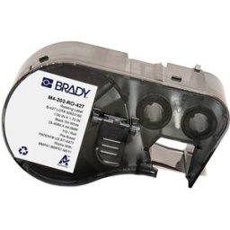 Brady M4-203-RO-427 etiquetas de vinilo laminado negro sobre blanco 25,40 mm x 44,45 mmq