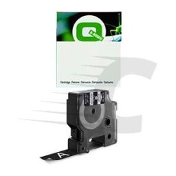 Q-Nomic 1805436 IND Rhino cinta vinilo blanco sobre negro 19 mm