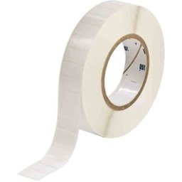 Brady THT-59-423-10 etiqueta poliéster blanco brillante 25,40 x 12,70 mm