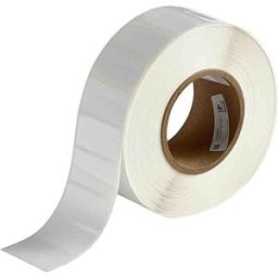 Brady THT-17-533-3 etiqueta removible poliéster blanco brillante 50,80 x 25,40 mm