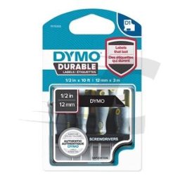 Dymo 1978365 cinta blanco sobre negro 12mm